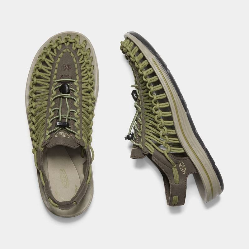 Sandalias Keen Uneek Para Hombre Verde Oliva - Sandalias Keen Mexico (134867-BKU)